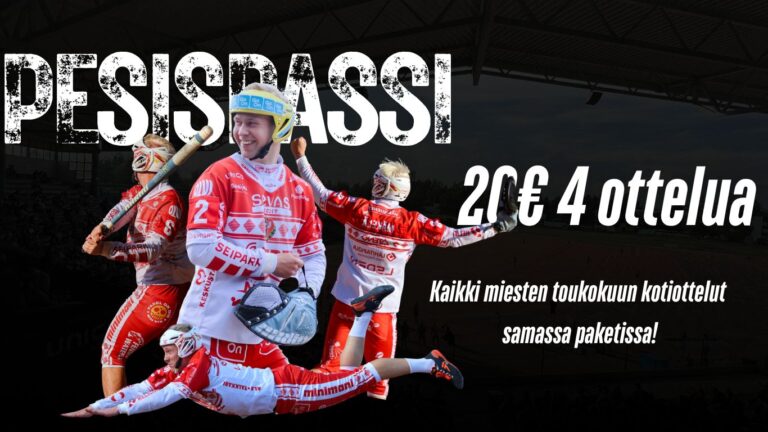 Tunnetta kentällä heti ensimmäisestä lyönnistä lähtien – miesten toukokuun kotiottelut haltuun vain 20 eurolla!